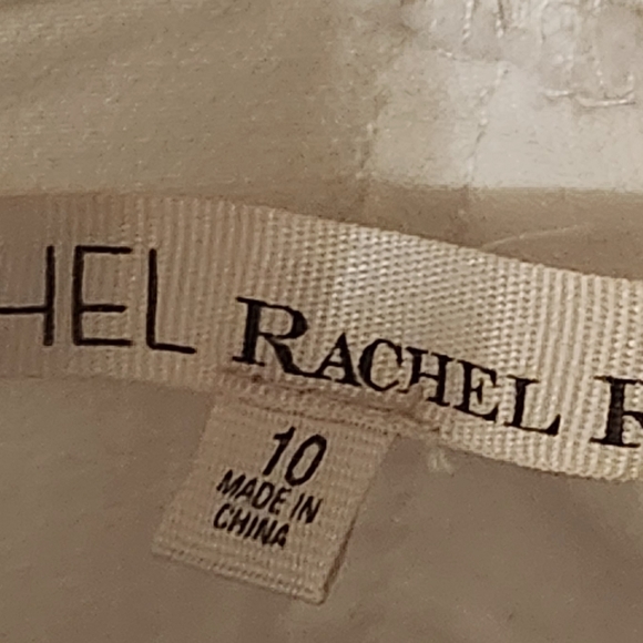 RACHEL ROY Jumpsuit sz 10 in white Capri length - Picture 6 of 8